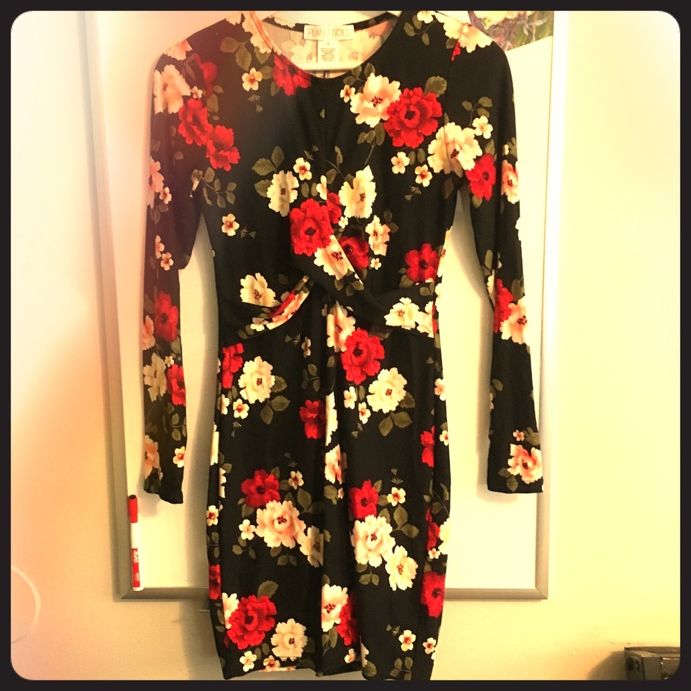 Beautiful floral knit dress
